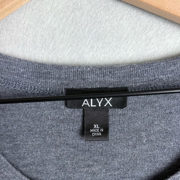 Alyx Women’s Charcoal Gray 3/4 Sleeve Basic Top size XL - Picture 10 of 10